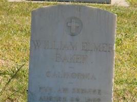 Pvt William Elmer Baker