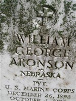 Pvt William George Aronson Pvt William George Aronson