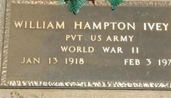 Pvt William Hampton Ivey, Jr