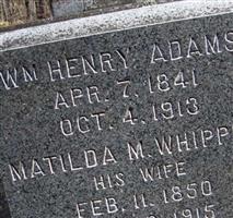 Pvt William Henry Adams