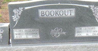 Pvt William Leonard Bookout