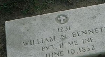 Pvt William N Bennett