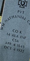 Pvt William Nathanial Clifton