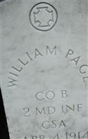 Pvt William Page