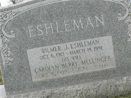 Pvt Wilmer Jacob Eshleman Pvt Wilmer Jacob Eshleman