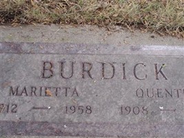 Quentin Nothrup Burdick