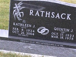 Quintin John "Bud" Rathsack Quintin John "Bud" Rathsack