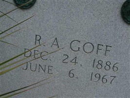 R. A. Goff R. A. Goff
