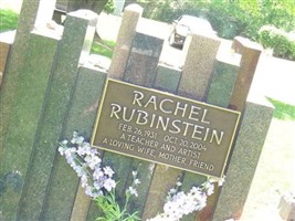 Rachel Zwikelsky Rubinstein Rachel Zwikelsky Rubinstein