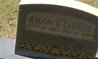 Ragon B Garrett