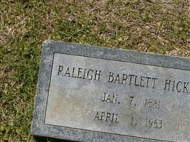 Raleigh Bartlett Hickman