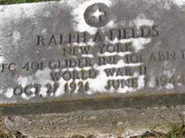 Ralph A. Fields Ralph A. Fields