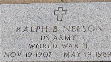 Ralph B Nelson