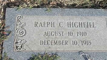 Ralph Claude Highfill Ralph Claude Highfill