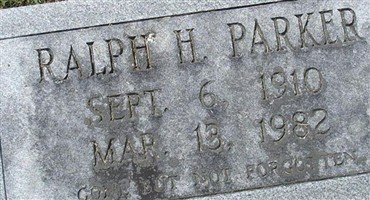 Ralph H. Parker Ralph H. Parker