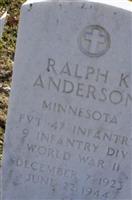 Ralph K Anderson