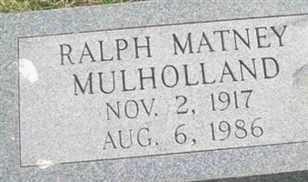 Ralph Matney Mulholland Ralph Matney Mulholland
