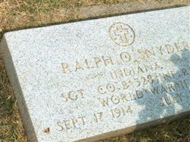 Ralph O "Snook" Snyder Ralph O "Snook" Snyder