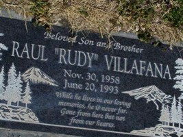 Raul "Rudy" Villafana Raul "Rudy" Villafana