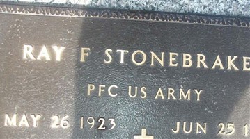 Ray F Stonebraker Ray F Stonebraker