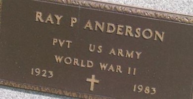 Ray P. Anderson Ray P. Anderson