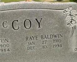 Raye Baldwin McCoy