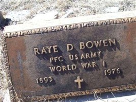 Raye D Bowen