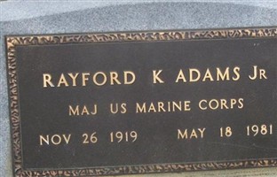 Rayford K Adams, Jr