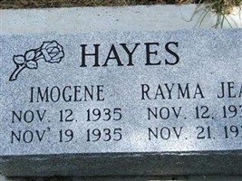 Rayma Jean Hayes Rayma Jean Hayes