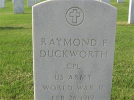 Raymond F Duckworth Raymond F Duckworth