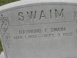 Raymond F. Swaim Raymond F. Swaim