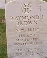 Raymond J Brown