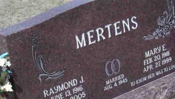 Raymond J. Mertens Raymond J. Mertens