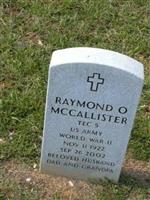 Raymond O McCallister