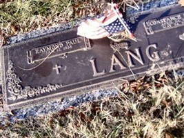 Raymond Paul Lang Raymond Paul Lang