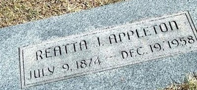 Reatta J. Appleton Reatta J. Appleton