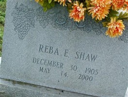 Reba E. Shaw Reba E. Shaw