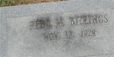 Reba M. Billings Reba M. Billings