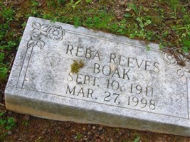 Reba Reeves Boak Reba Reeves Boak