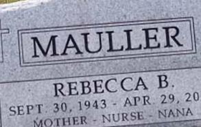 Rebecca B Mauller Rebecca B Mauller