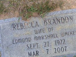 Rebecca Brandon Walker Rebecca Brandon Walker
