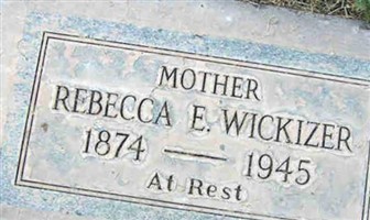 Rebecca Ellen Brown Wickizer Rebecca Ellen Brown Wickizer