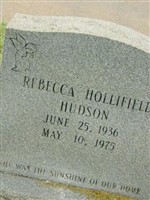 Rebecca Hollifield Hudson Rebecca Hollifield Hudson