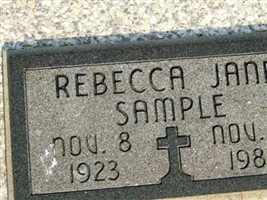 Rebecca Jane Freeman Sample