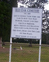 Red Oak Cemetery Red Oak Cemetery