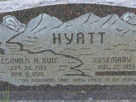 Reginald "Bud" H Hyatt Reginald "Bud" H Hyatt