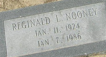 Reginald L Nooney Reginald L Nooney