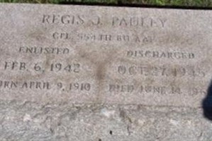 Regis J Pauley Regis J Pauley
