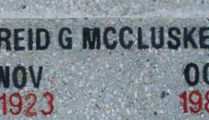 Reid G Mccluskey Reid G Mccluskey