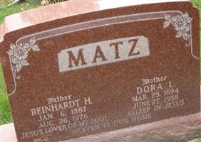 Reinhardt H. Matz Reinhardt H. Matz